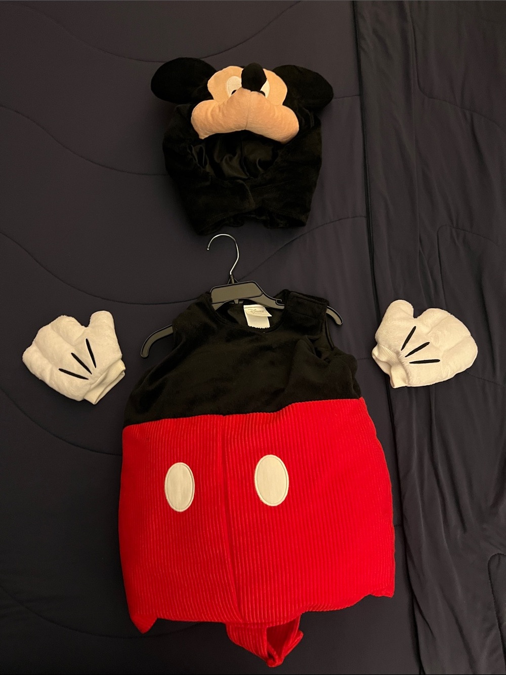 Disney Black & Red Classic Mickey Mouse Costume